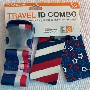 French Olympics Colors 2024 bag strap and bag tags